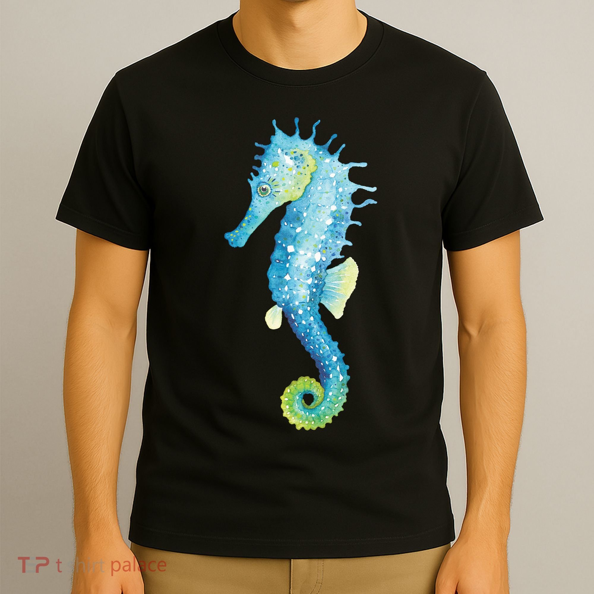 Watercolor Seahorse T-Shirt