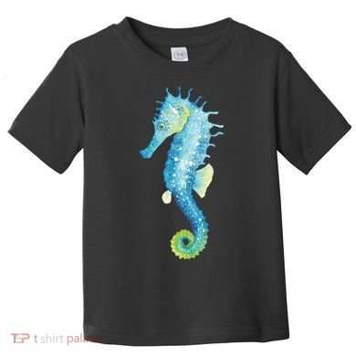 Watercolor Seahorse Toddler T-Shirt
