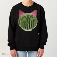 Watermelon Cactus Cat Catcus Women's Sweatshirt thumb 0