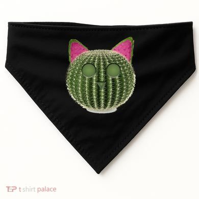 Watermelon Cactus Cat Catcus USA-Made Doggie Bandana