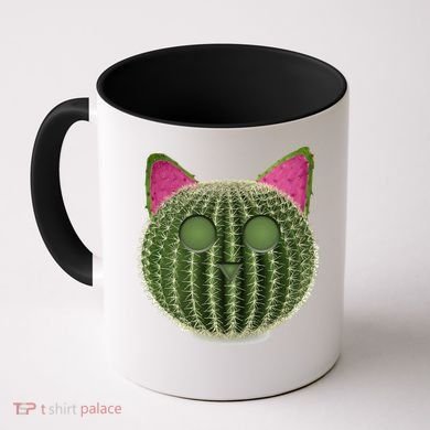 Watermelon Cactus Cat Catcus Coffee Mug