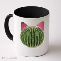 Watermelon Cactus Cat Catcus Coffee Mug thumb 0
