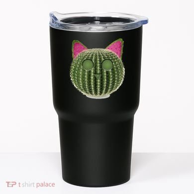 Watermelon Cactus Cat Catcus Tumbler
