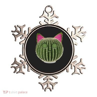 Watermelon Cactus Cat Catcus Ornament
