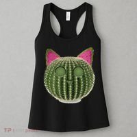 Watermelon Cactus Cat Catcus Women's Tank Top thumb 3