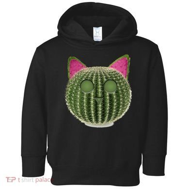 Watermelon Cactus Cat Catcus Toddler Hoodie