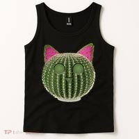Watermelon Cactus Cat Catcus Tank Top thumb 2