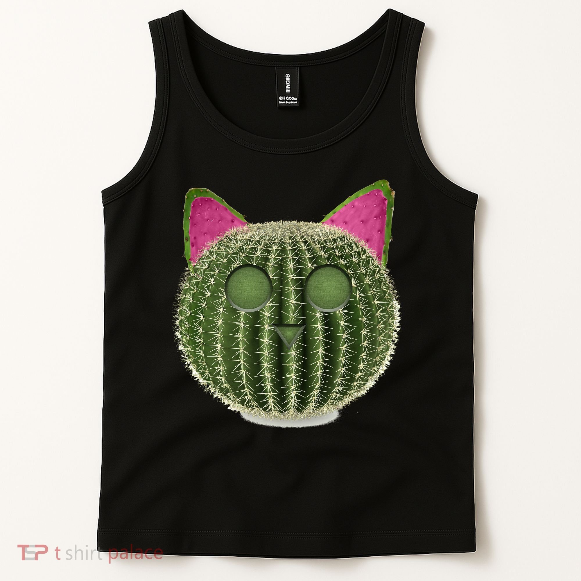 Watermelon Cactus Cat Catcus Tank Top