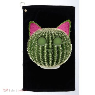 Watermelon Cactus Cat Catcus Golf Towel