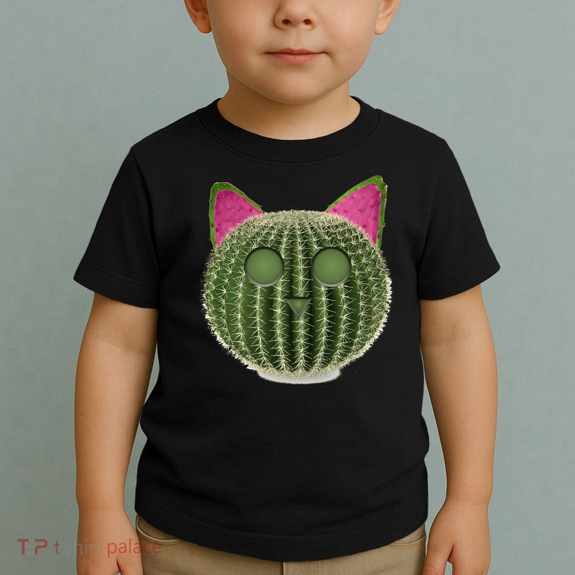 Watermelon Cactus Cat Catcus Toddler T-Shirt