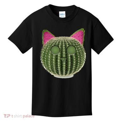 Watermelon Cactus Cat Catcus Kids T-Shirt