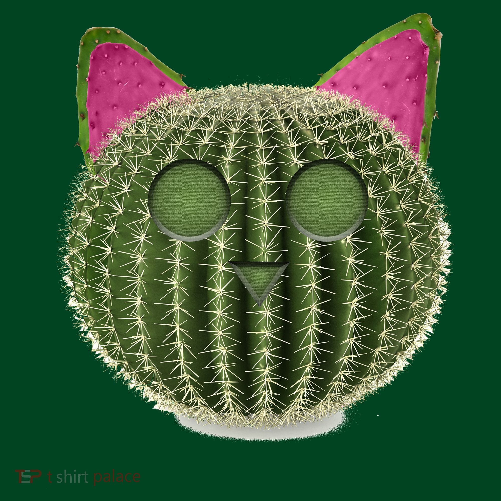 Watermelon Cactus Cat Catcus Long Sleeve Shirt