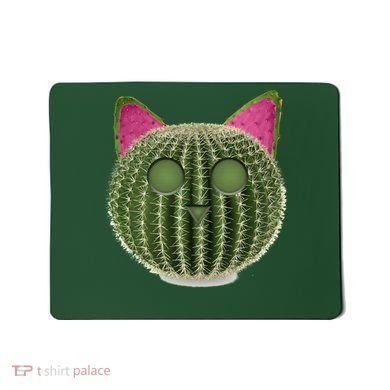 Watermelon Cactus Cat Catcus Mousepad