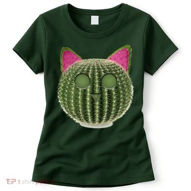 Watermelon Cactus Cat Catcus Women's T-Shirt