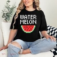Watermelon Pixelated Retro Comfort Colors T-Shirt thumb 2