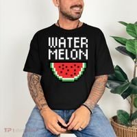 Watermelon Pixelated Retro Comfort Colors T-Shirt thumb 3