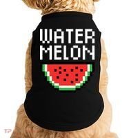 Watermelon Pixelated Retro Doggie Tank thumb 0