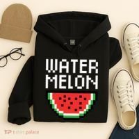Watermelon Pixelated Retro Hoodie thumb 4