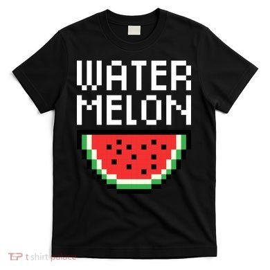 Watermelon Pixelated Retro T-Shirt
