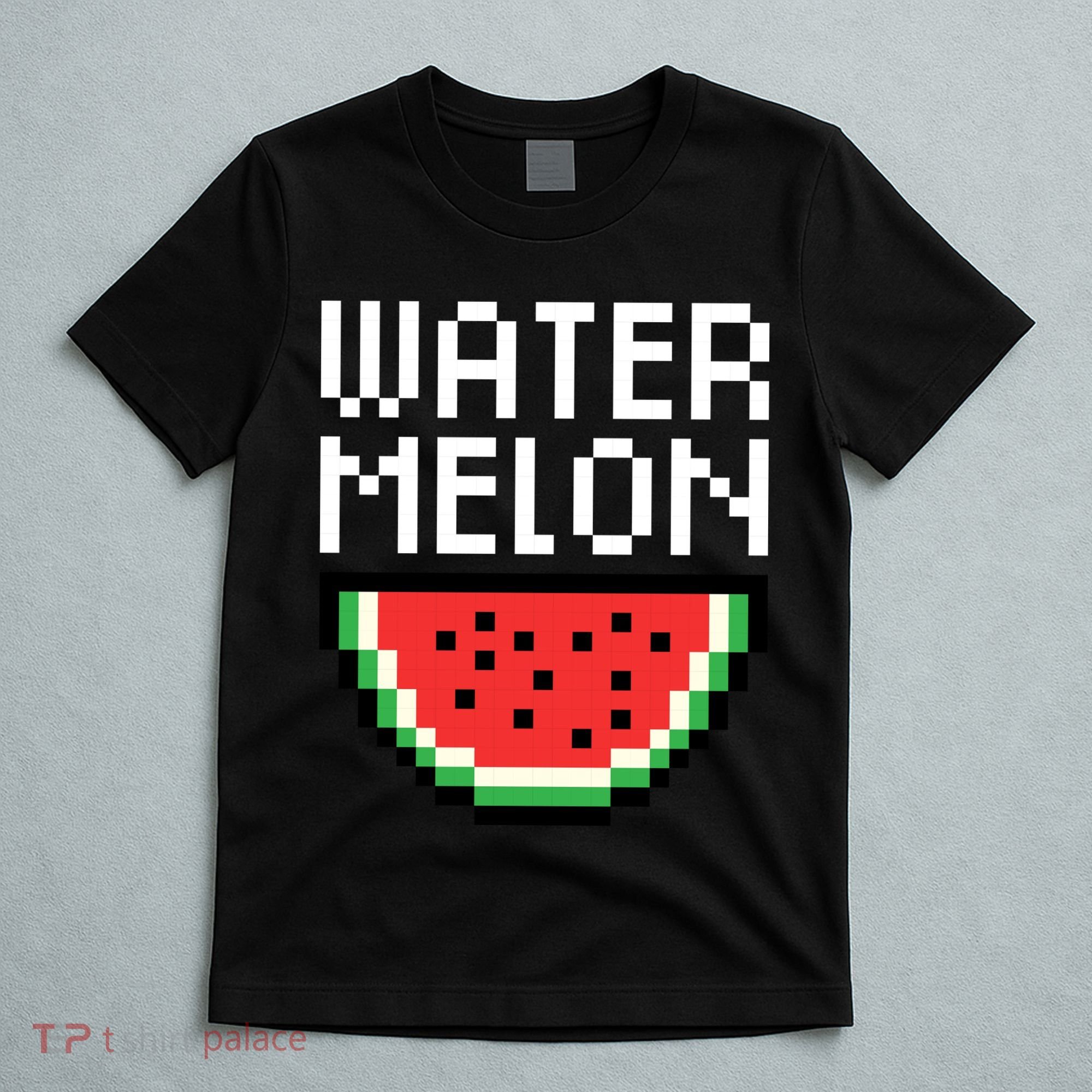 Watermelon Pixelated Retro T-Shirt