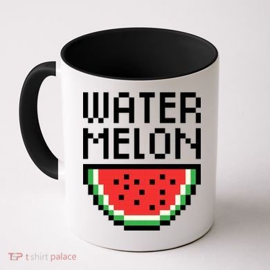 Watermelon Pixelated Retro Coffee Mug