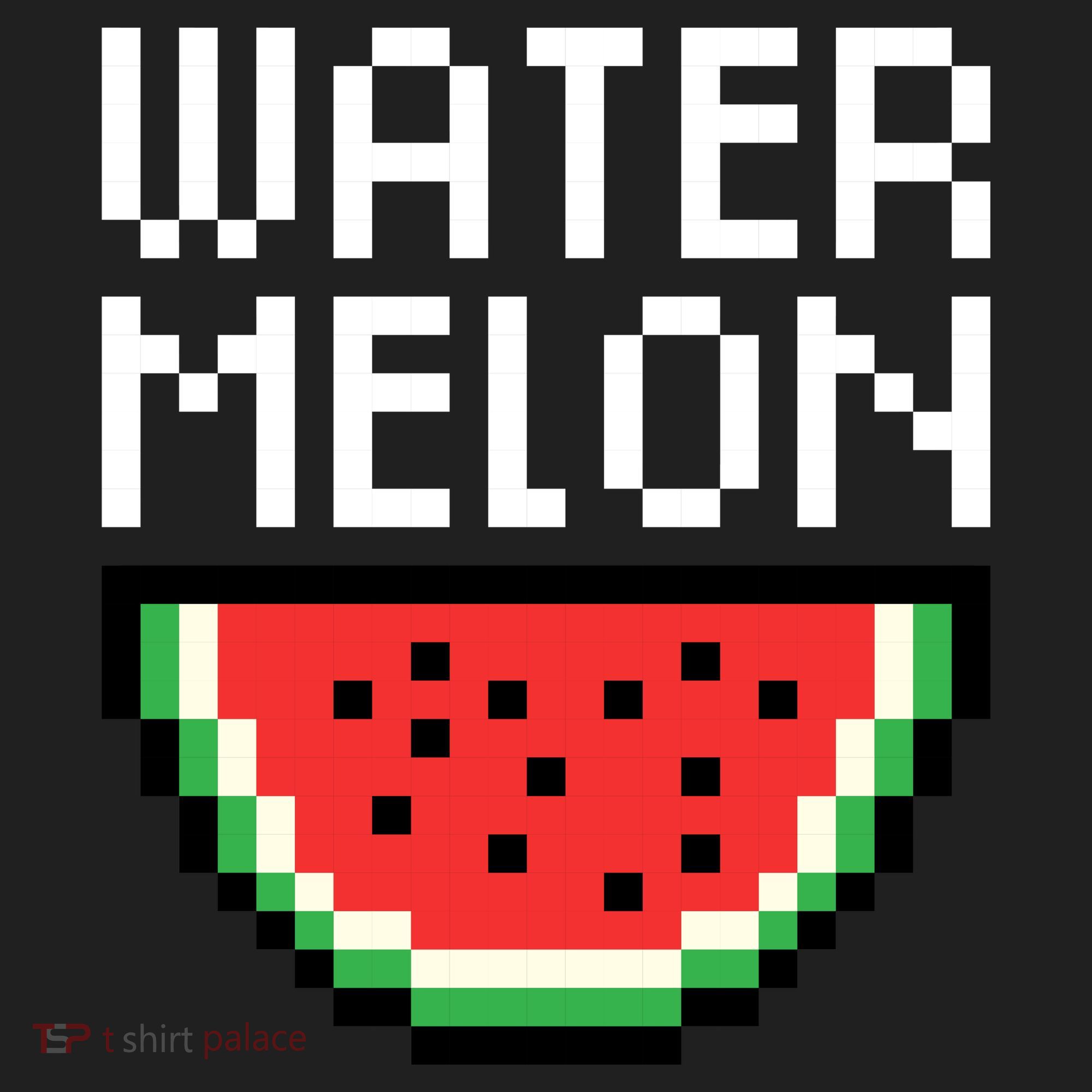 Watermelon Pixelated Retro Beanie