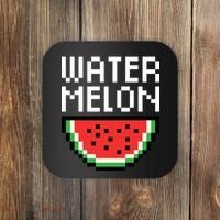Watermelon Pixelated Retro Coaster thumb 0