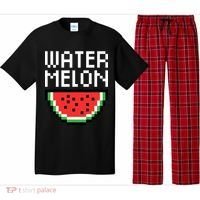 Watermelon Pixelated Retro Pajama Set thumb 0