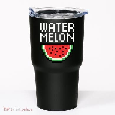 Watermelon Pixelated Retro Tumbler