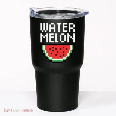 Watermelon Pixelated Retro Tumbler