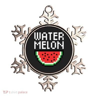 Watermelon Pixelated Retro Ornament