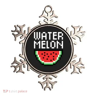 Watermelon Pixelated Retro Ornament