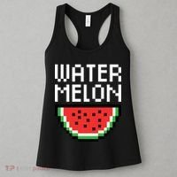 Watermelon Pixelated Retro Women's Tank Top thumb 3