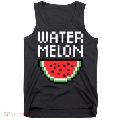 Watermelon Pixelated Retro Tank Top