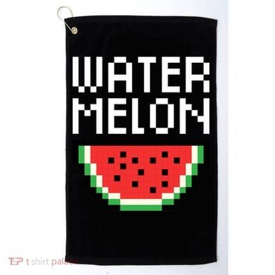 Watermelon Pixelated Retro Golf Towel