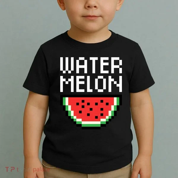 Watermelon Pixelated Retro Toddler T-Shirt
