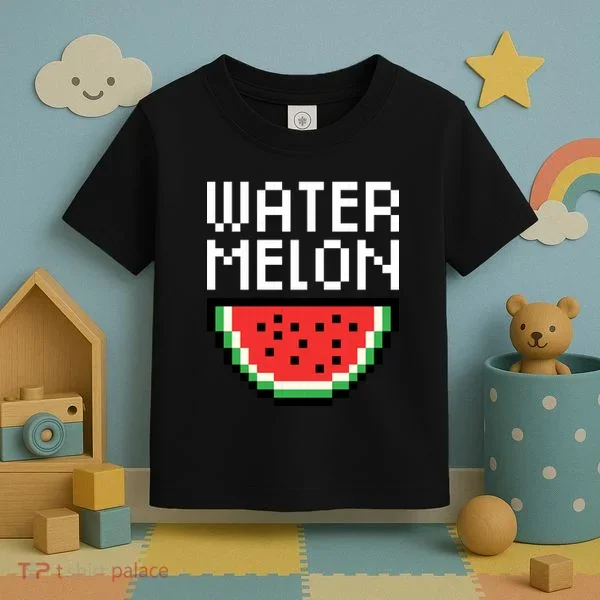 Watermelon Pixelated Retro Toddler T-Shirt