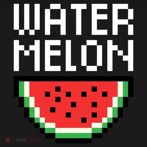 Watermelon Pixelated Retro Toddler T-Shirt