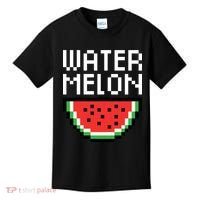 Watermelon Pixelated Retro Kids T-Shirt thumb 0