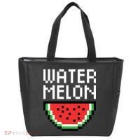 Watermelon Pixelated Retro Tote Bag thumb 0