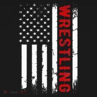 Wrestling American Usa Flag Sweatshirt thumb 3
