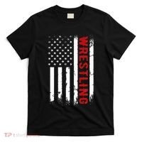 Wrestling American Usa Flag T-Shirt thumb 0