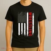 Wrestling American Usa Flag T-Shirt thumb 3