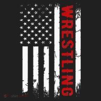 Wrestling American Usa Flag Beanie thumb 2