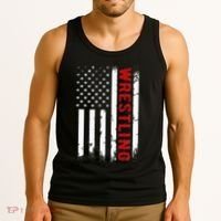 Wrestling American Usa Flag Tank Top thumb 3