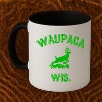 Waupaca Wis. Dustin Deer Coffee Mug thumb 2