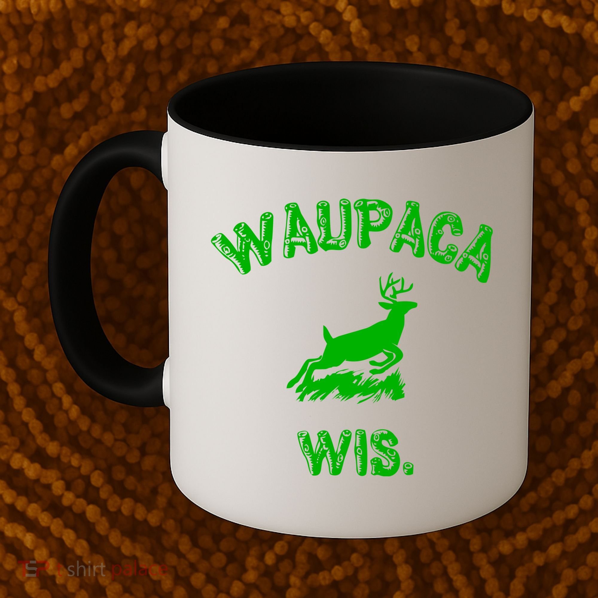 Waupaca Wis. Dustin Deer Coffee Mug