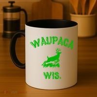 Waupaca Wis. Dustin Deer Coffee Mug thumb 4