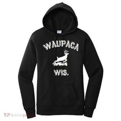 Waupaca Wis. Dustin Deer Women's Hoodie