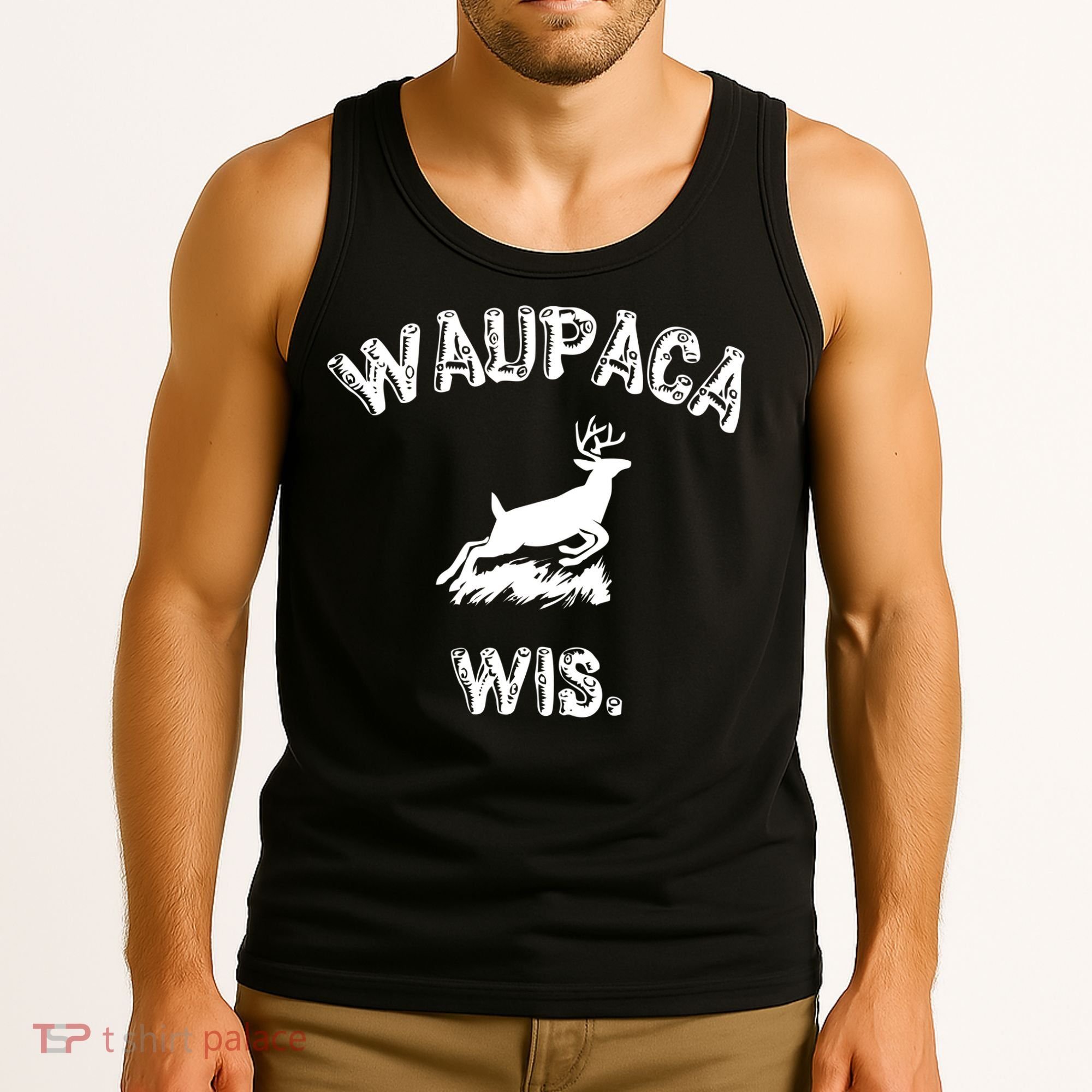 Waupaca Wis. Dustin Deer Tank Top